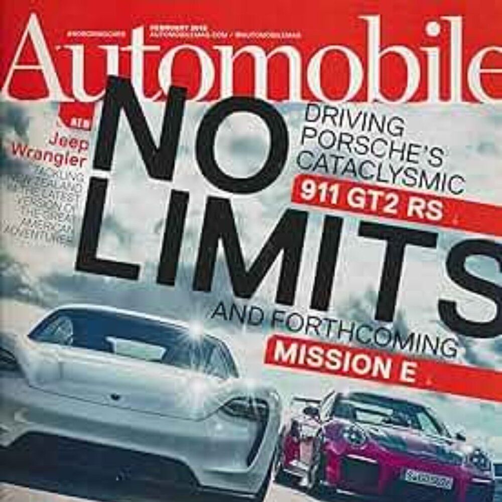 Automobile Magazine Jan 1, 2018 Audi's, Indy Car Design, Journals